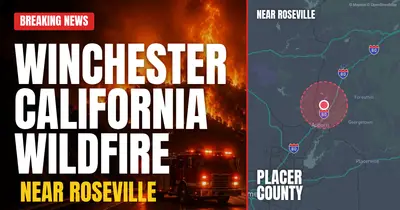 California wildfire reported in Placer County