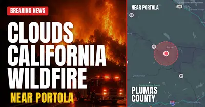 California wildfire reported in Plumas County