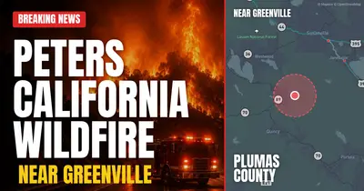 California wildfire reported in Plumas County