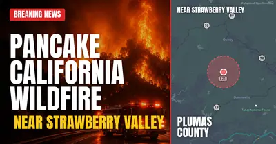 California wildfire reported in Plumas County