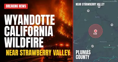 California wildfire reported in Plumas County