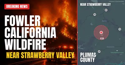 California wildfire reported in Plumas County