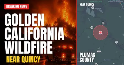 California wildfire reported in Plumas County