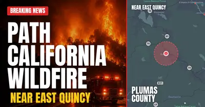 California wildfire reported in Plumas County