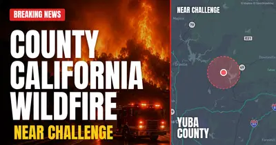 California wildfire reported in Yuba County