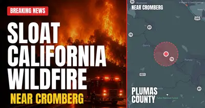 California wildfire reported in Plumas County