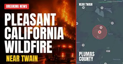California wildfire reported in Plumas County