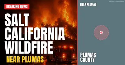 California wildfire reported in Plumas County