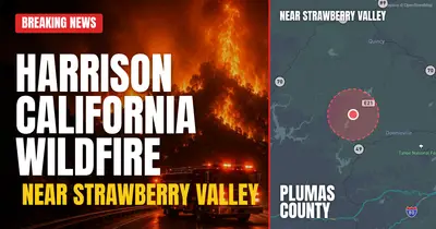California wildfire reported in Plumas County
