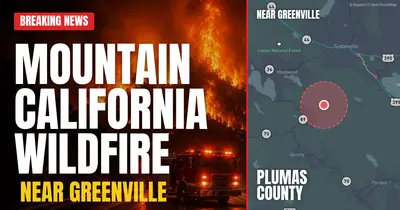 California wildfire reported in Plumas County