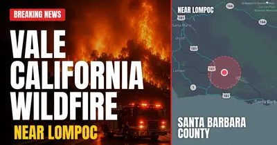 California wildfire reported in Santa Barbara County