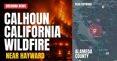 California wildfire reported in Alameda County