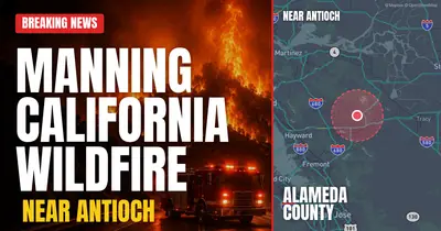 California wildfire reported in Alameda County