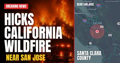 California wildfire reported in Santa Clara County