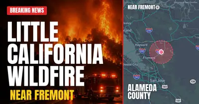 California wildfire reported in Alameda County