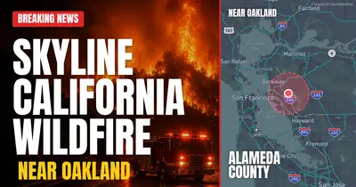 California wildfire reported in Alameda County