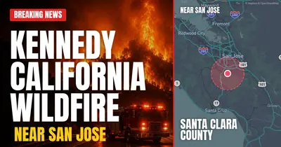 California wildfire reported in Santa Clara County