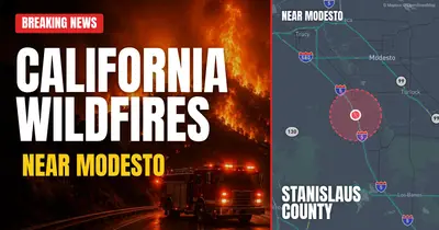 California wildfire reported in Stanislaus County
