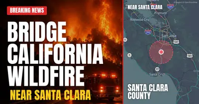California wildfire reported in Santa Clara County