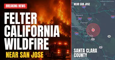 California wildfire reported in Santa Clara County