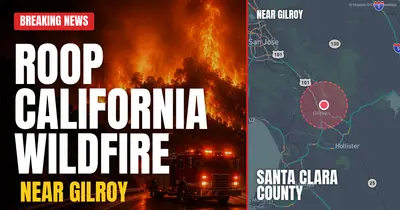 California wildfire reported in Santa Clara County