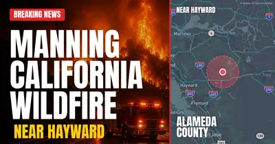California wildfire reported in Alameda County