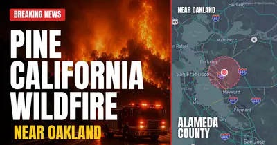 California wildfire reported in Alameda County