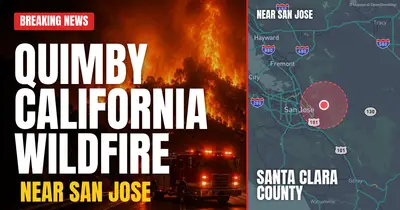California wildfire reported in Santa Clara County