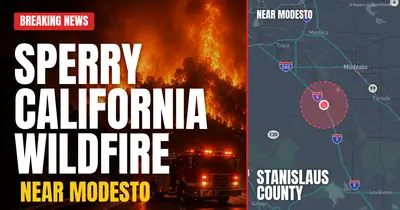 California wildfire reported in Stanislaus County