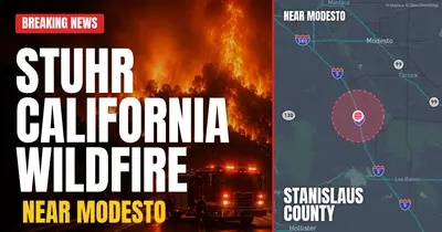 California wildfire reported in Stanislaus County