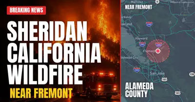 California wildfire reported in Alameda County