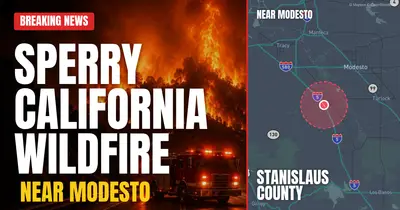 California wildfire reported in Stanislaus County