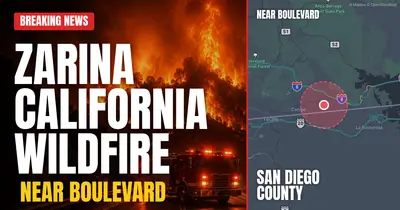California wildfire reported in San Diego County
