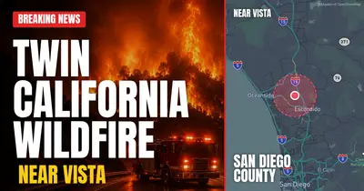 California wildfire reported in San Diego County