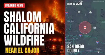 California wildfire reported in San Diego County