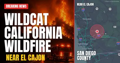 California wildfire reported in San Diego County