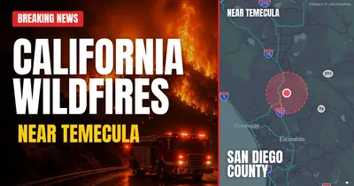 California wildfire reported in San Diego County