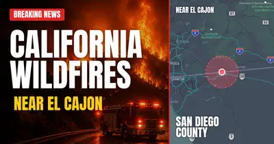 California wildfire reported in San Diego County
