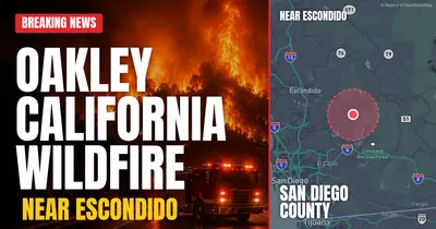 California wildfire reported in San Diego County