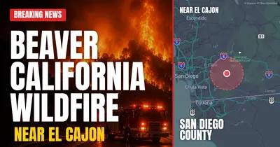 California wildfire reported in San Diego County