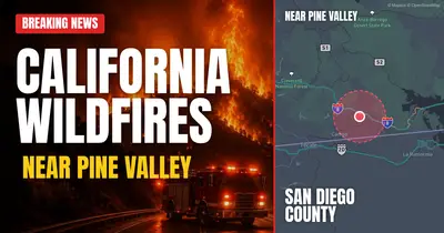 California wildfire reported in San Diego County