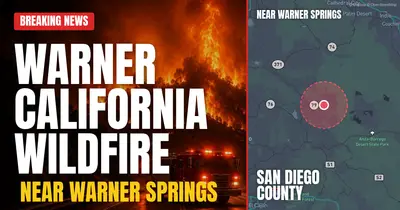 California wildfire reported in San Diego County
