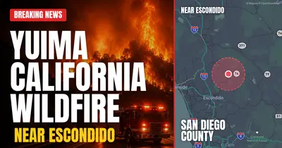 California wildfire reported in San Diego County