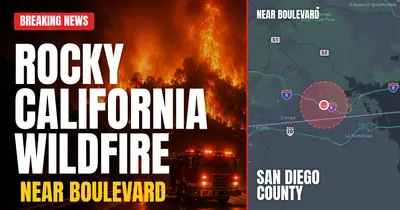 California wildfire reported in San Diego County