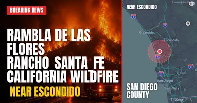 California wildfire reported in San Diego County
