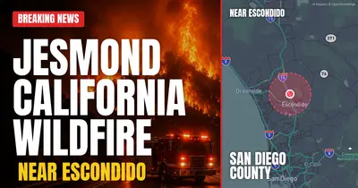 California wildfire reported in San Diego County