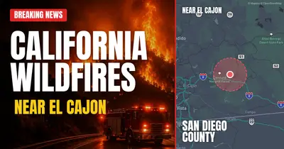 California wildfire reported in San Diego County