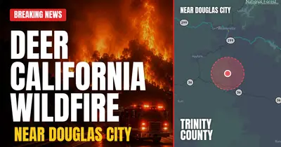 California wildfire reported in Trinity County
