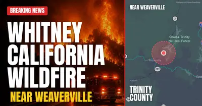 California wildfire reported in Trinity County