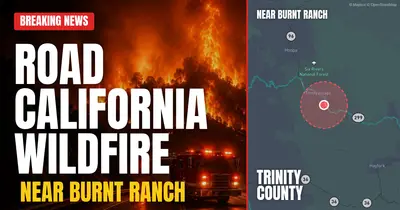 California wildfire reported in Trinity County